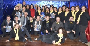 Daniela Cavallaro con i concorrenti senior