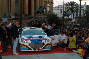 Andreucci alla partenza da Palermo