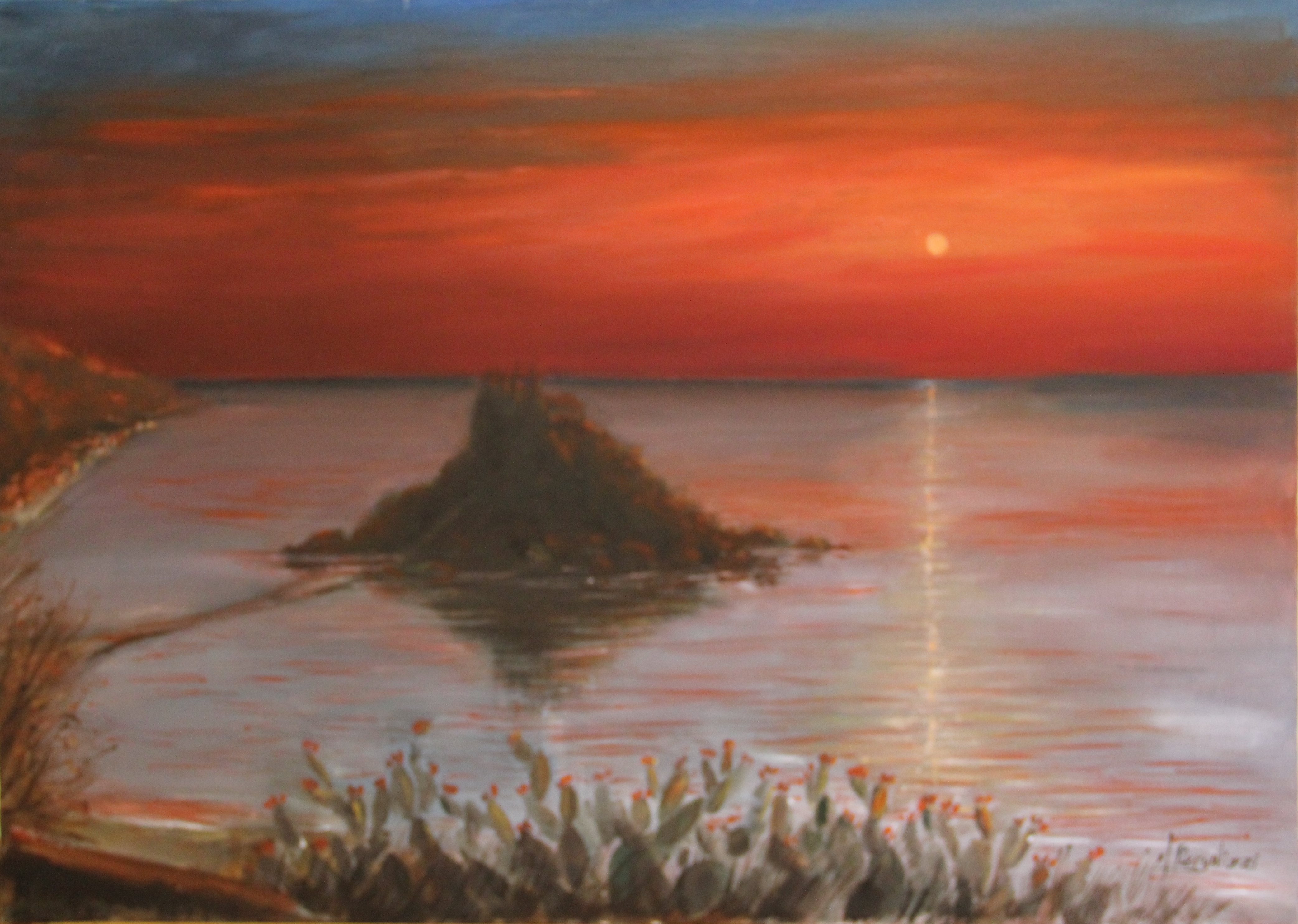 Leandro Pergolizzi(olio su tela) Isola Bella