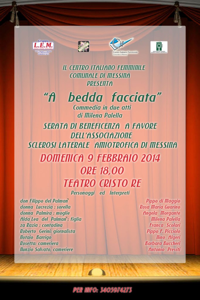 09.02.2014 ore 18 Teatro Antoniano di Cristo Re