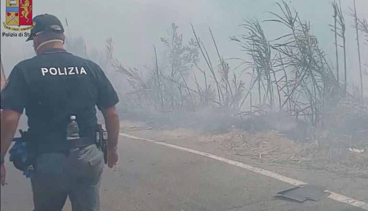 Arresti incendio Messina 24 luglio