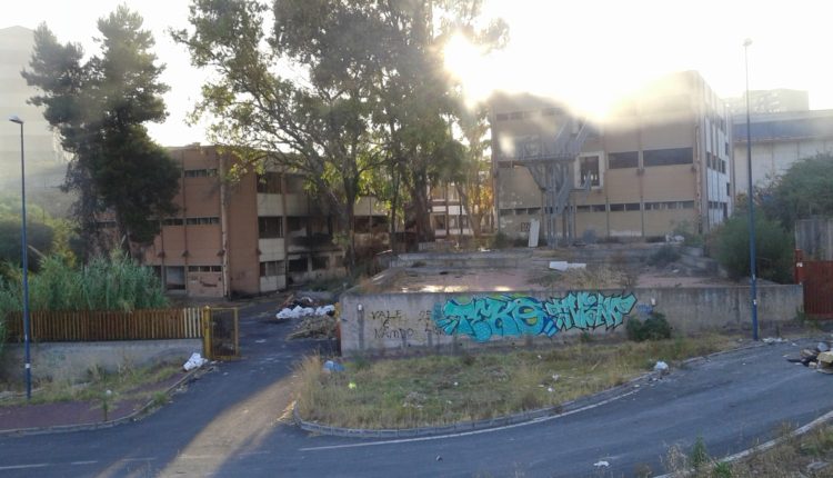 incendio rifiuti ex scuola brancati librino (2)