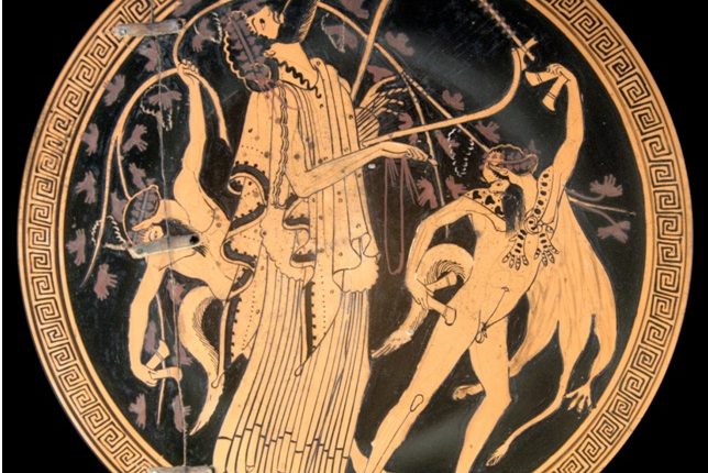 Vaso dipinto con Dioniso