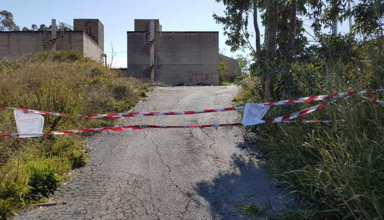 Forte Schiaffino-area sequestrata
