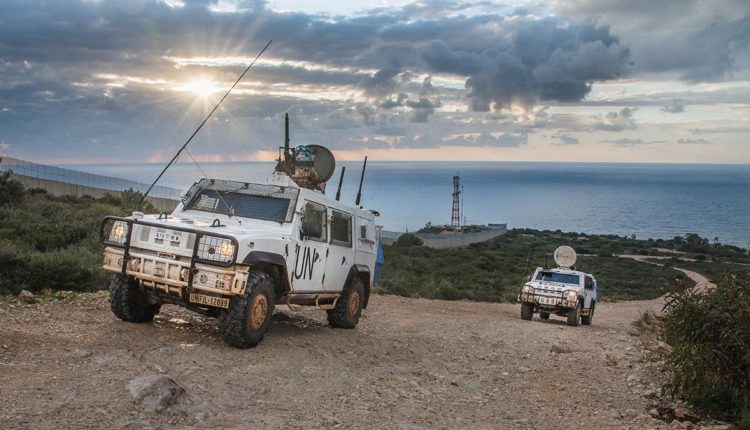 UNIFIL_ITALBATT_TOA pattugliamento sulla Blu Line 1