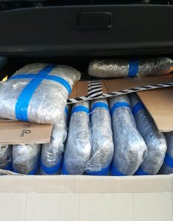 Sequestro 70 kg. marijuana