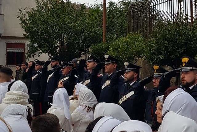 San Sebastiano il picchetto d onore foto MARIATERESA ANASTASI