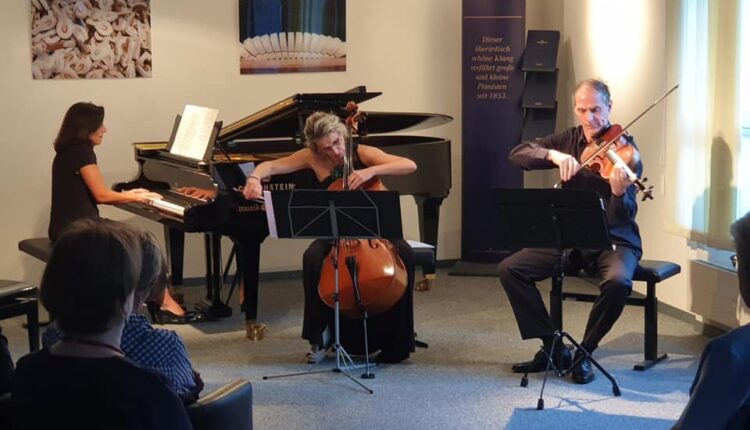 TRIO Teriaca, Berioli, Ranieri durante l’ultimo concerto in Svizzera, 12.09.2020