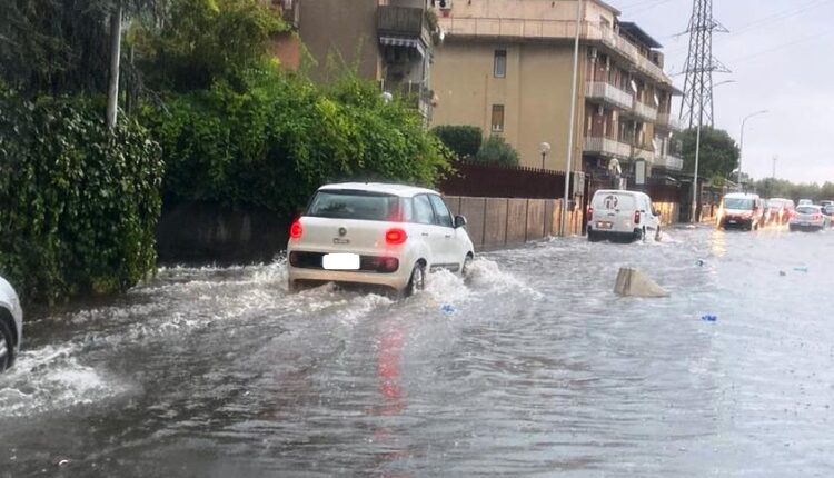 strade san giovanni galermo allagate