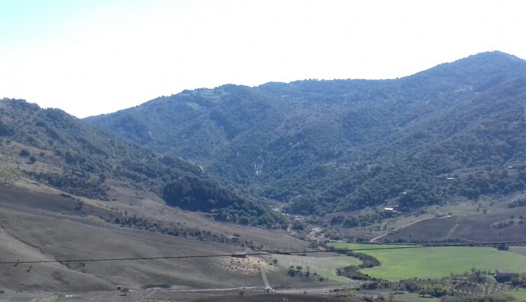 Area dove dovrebbe sorgere la diga di Bolo