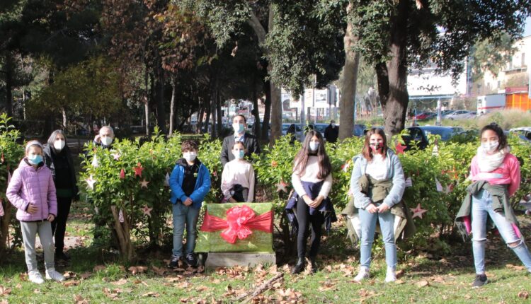 decorazioni natalizie parco falcone