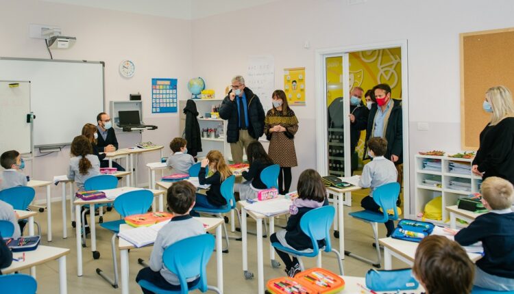 foto 3 – visita sindaco Cassì alla Next School