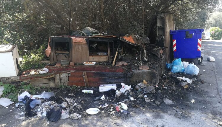 incendio via degli ulivi con casa del gatto danneggiata (1)