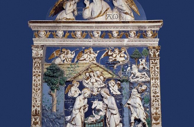 Copertina libro Il primo presepe in maiolica in Sicilia