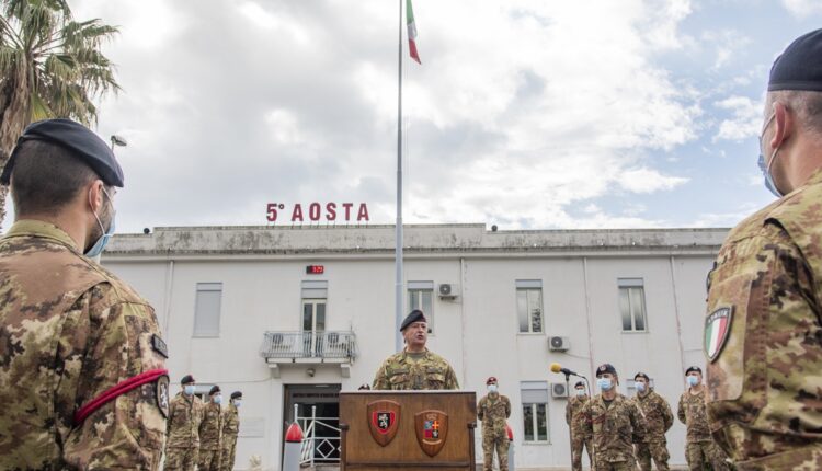 Incontro con il personale del 5° reggimento Fanteria Aosta