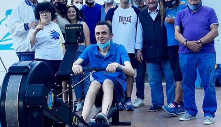 Club Nautico Paradiso e Panathlon, acquisto di un remoergometro