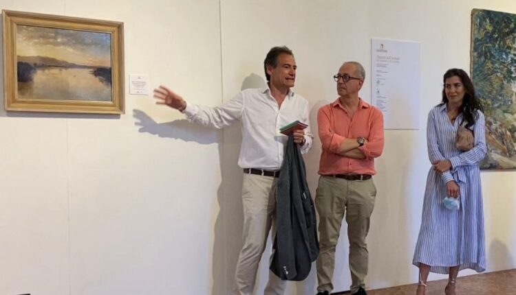 LIPARI, Mostra SULL’ACQUA, sx Zichichi, Vilardo, Mascitti