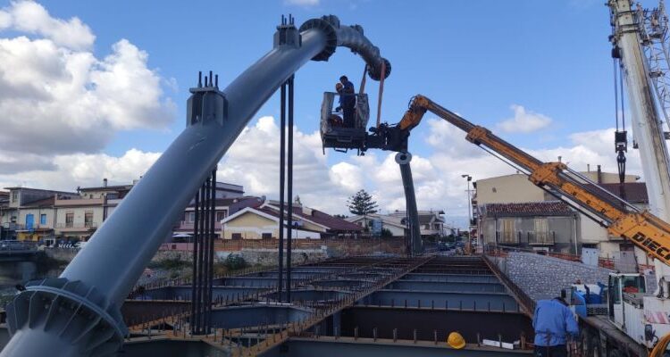 Lavori Ponte Calderà foto 2 del 15 luglio 2021