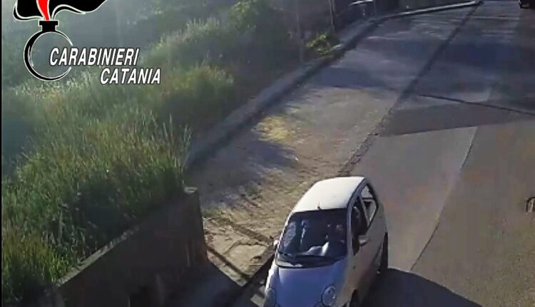 auto utilizzata dagli scippatori