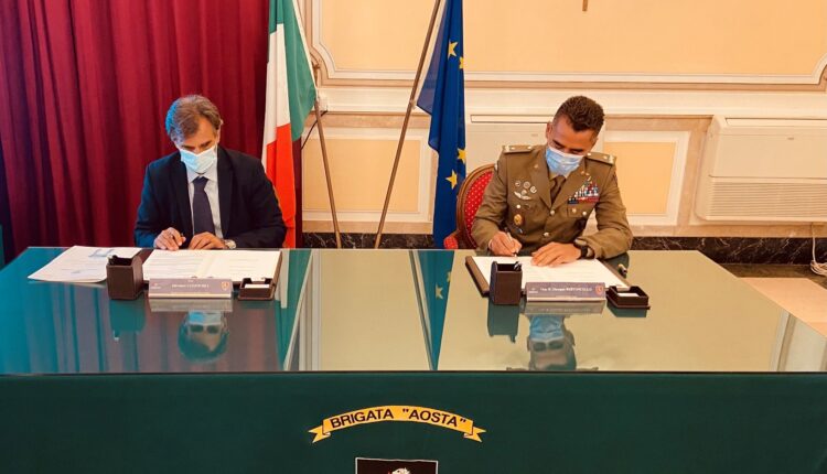 Il Rettore dell%u2019Università di Messina e il Comandante della Brigata Aosta sottoscrivono l%u2019Accordo