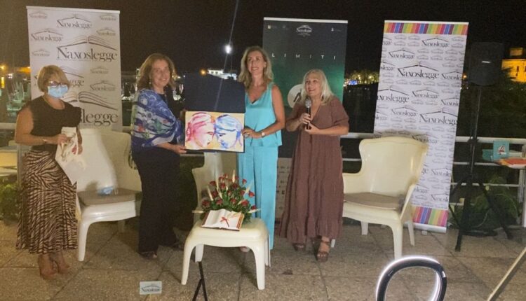 NAXOSLEGGE, Premio Promotori Cultura, sx Katia di Blasi, Gabriella Tigano (Parco), Rossella D’Alì (Trapani), Fulvia Toscano, 310821