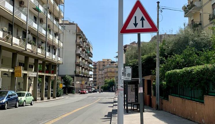 via torino a doppio senso di marcia