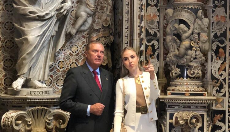 Carlo e Maria Carolina in visita ai tesori di Monreale