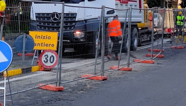 cantiere viale Vittorio Veneto