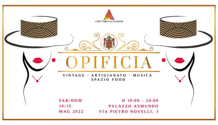 Opificia a Palazzo Asmundo (Copertina Evento)