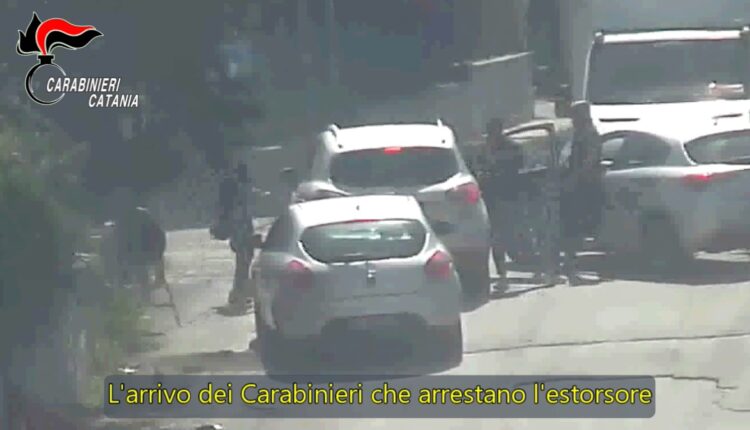 arresto estortore Catania