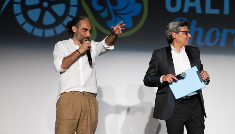 Il regista Piero Messina e il conduttore Salvo La Rosa