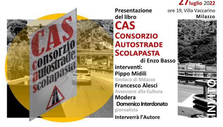 Locandina invito presentazione del libro sul Cas
