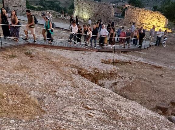 pubblico in visita