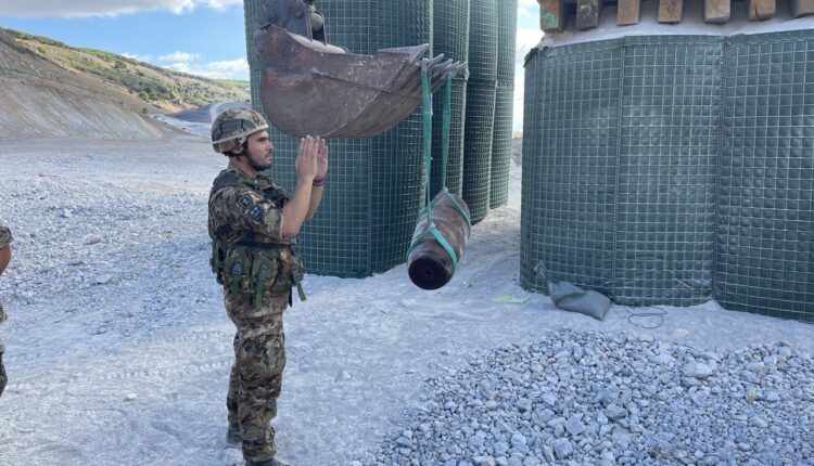 foto 5 Trasferimento della bomba inertizzata