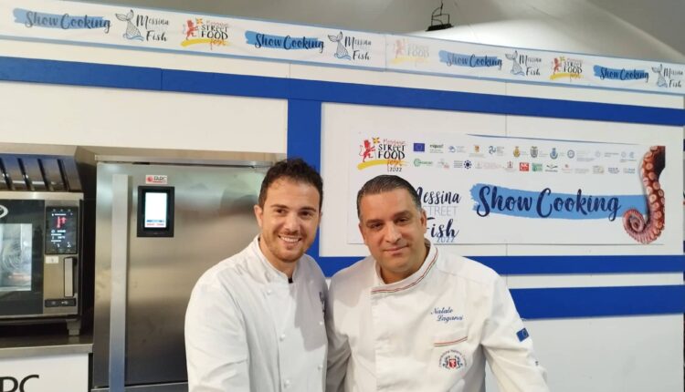 Cipicchia e Laganà dietro ai fornelli Cooking Show Street Food