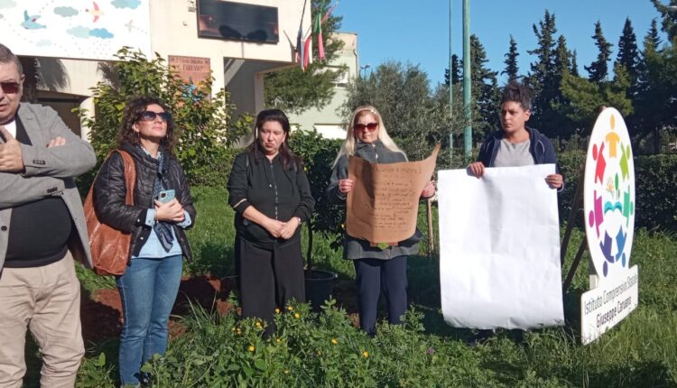 intervento dell’assessore Giuseppe Fiorellini alla scuola Caruano