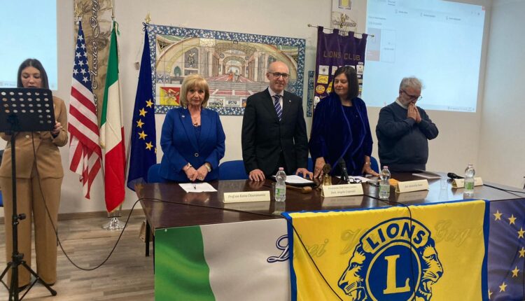 Lions club Lentini incontro con il responsabile della Caritas
