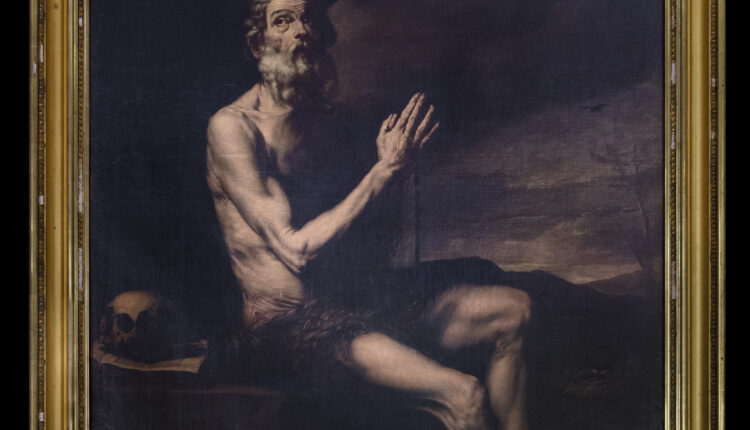 “San Paolo eremita nel deserto-, figura dello Spagnoletto – Jusepe de Ribera