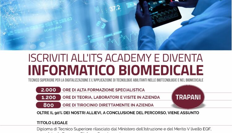 Locandina ITS Academy NTV A. Volta sbarca a Trapani