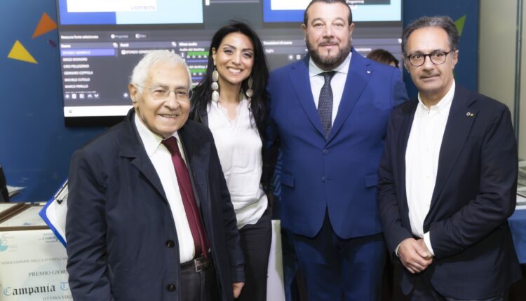 Di Salvo con Claudio Ciotola Rosaria Morra e Giuseppe Blasi