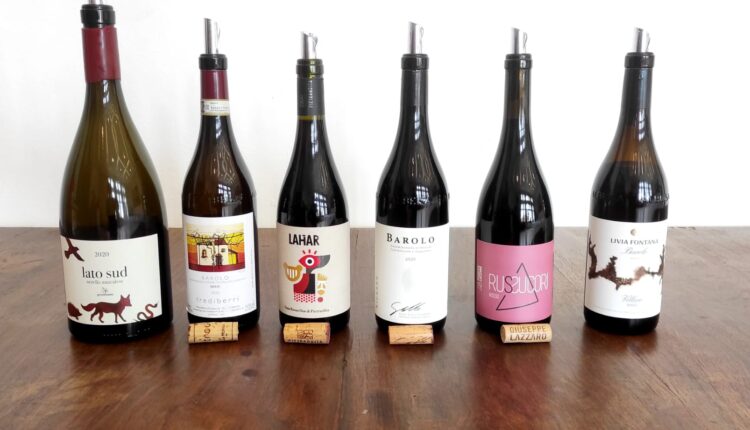 I vini in degustazione al laboratorio